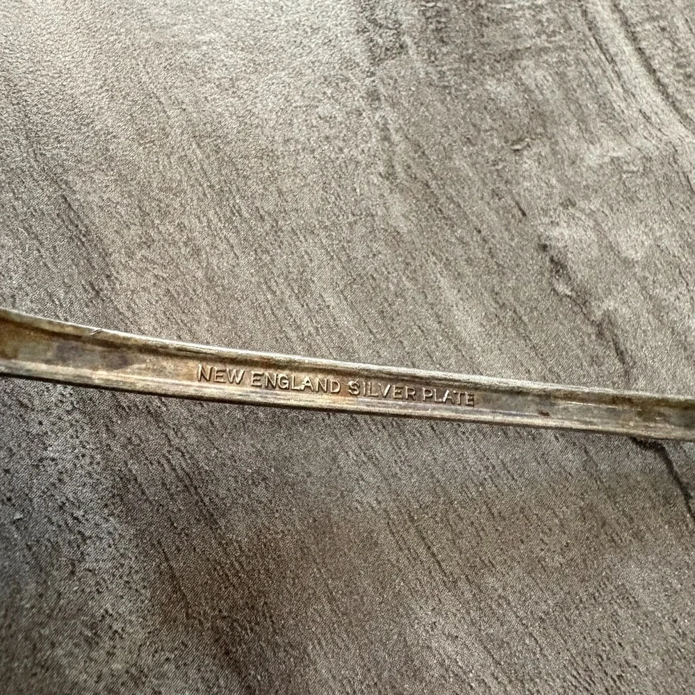 Vintage New England‎ Silver Plate Rosemary Pattern Ice Tea Spoons Set Of 3
